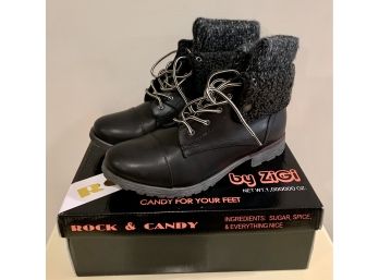 Rock & Candy Black Boots - Size 10 - In Box, Never Worn