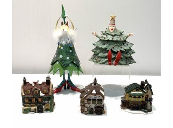 Department 56 Collectibles Including Patience Brewster Designed Decorative Trees