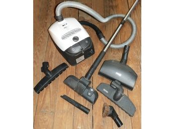 Miele Classic C1 Olympus PowerLine Canister Vacuum With Long Wand & Attachments