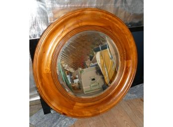 Cooper Classics Isabelle Pine Round Mirror - 38.5' Diameter - Original Cost $550