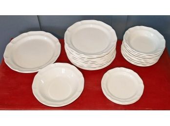 Mikasa French Countryside Dinnerware Lot - Plates, Bowls, Serving Pieces