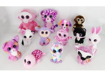 Lot Of 17 Different Ty Beanie Boo Stuffed Animals - Some With Tags