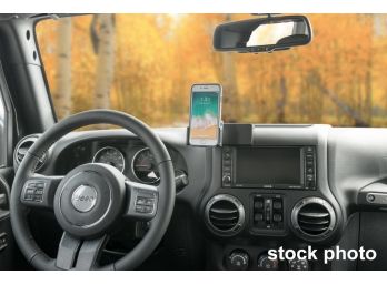 ProClip Jeep Wrangler (JK) Center Dash Phone Mount & Adjustable IPhone Holder - Original Cost $70