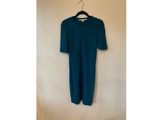 Diane Von Furstenberg Teal Dress - Size 6 - Like New