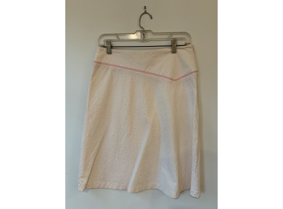 Great Summer Kenar Seersucker Skirt - Size 6 - 100 Cotton - Great Condition