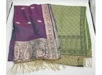 Two Beautiful Scarves From India
