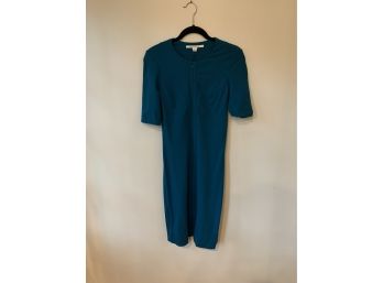Diane Von Furstenberg Teal Dress - Size 6 - Like New