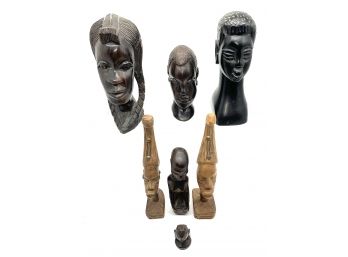Vintage African Wooden Sculptures