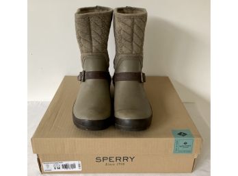 Sperry Taupe Boots - Women Size 9M