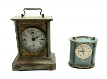 Set Of Two Vintage Clocks