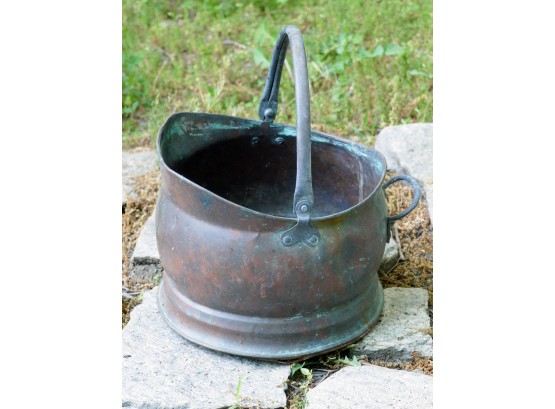 Vintage Copper Water Bucket