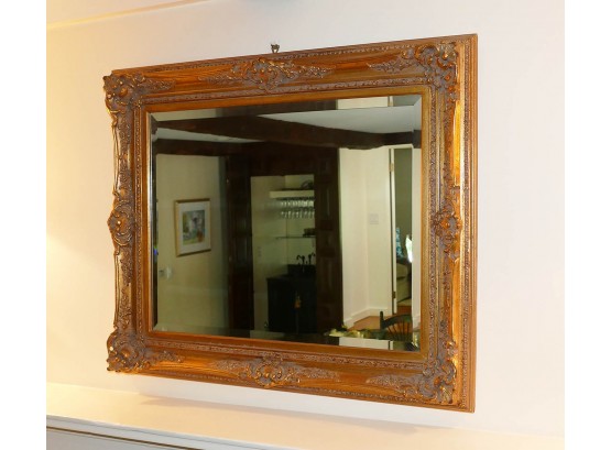 Ornate Gold Framed Wall Mirror