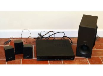 Sony Bravia DVD Home Theater System - Player, Subwoofer, And 3 Speakers