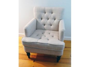 Upholstered Club Chair - Nailhead Trim