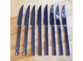 Set Of 8 Wusthof Stainless Steel Presentation Steak Knives - Cost $80