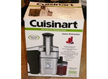 Cuisinart Juice Extractor - CJE1000 - Very Good Condition - With Box