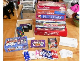 Games, Puzzle, And Playing Card Lot
