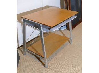 Design Within Reach Modern Metal & Wood Computer Desk
