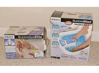Homedics Bubble Spa Elite & Bubble Bliss - In Boxes