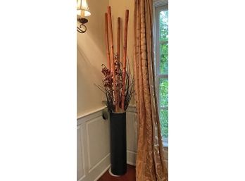 Decorative Bamboo In Tall Planter - 80' Tall
