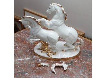 Vintage 1950's Sicas Sesto Italy Ceramic Horse Sculpture - AS-IS