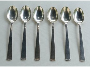 Set Of 6 Vintage GAB Sweden Silver Spoons - .830 Or .925 Purity
