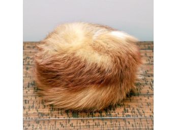 Vintage Authentic Fox Fur Hat
