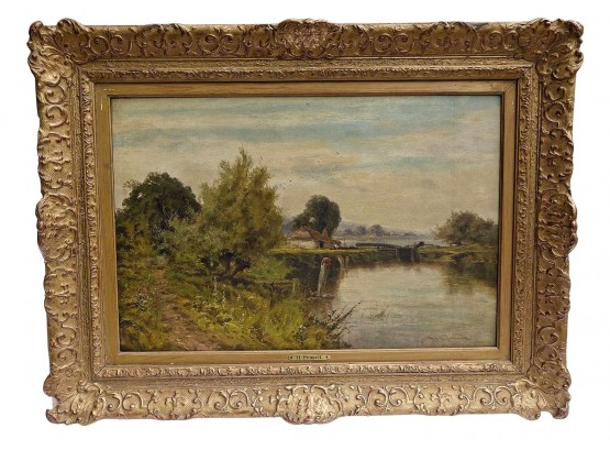 Harry Pennell (English, 1879-1934) Original Oil On Canvas Landscape Painting