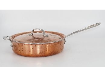 All-Clad Copper Frying Pan With Lid