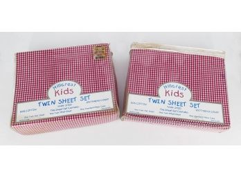 2 Sets Of Hillcrest Kids Twin Sheets - Never Used In Package