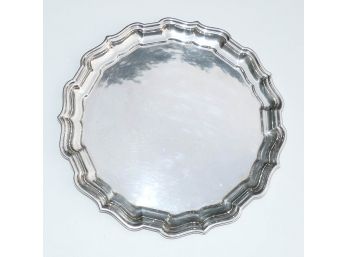 Reed And Barton Chippendale Sterling Silver 12' Round Tray