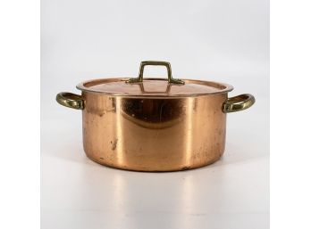 Copper Pot With Handles And Lid