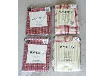 New In Packaging - Waverly Balloon Valance & Balloon Panel - 2 Of Each (4 Items)