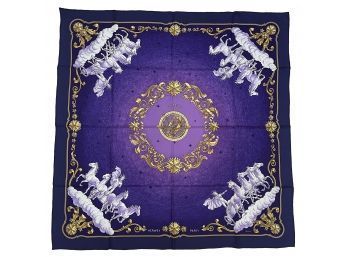 HERMES Paris Silk Scarf 'Cosmos' By Philippe Ledoux