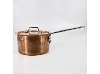 Copper Cuisinart Saucepan With Lid