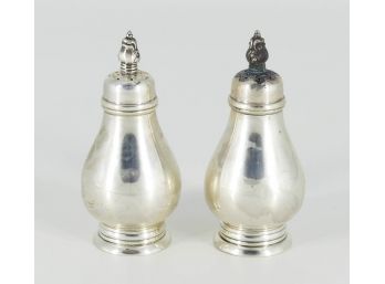 Vintage Sterling Silver Salt & Pepper Shakers - Royal Danish Pattern