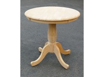 International Concepts 30-inch Round Pedestal Table - Unfinished