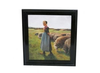Original Painting - Oil On Canvas - Herding Scene