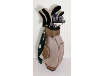 Ladies Golf Club Set - Cobra CXI Irons (7 Thru SW, 4 Iron), 5 Cobra Woods, And Odyssey Putter