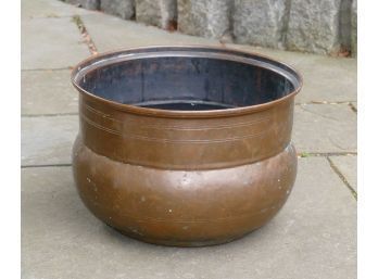 Vintage Handmade Copper Planter - Purchased At Garelick & Herbs