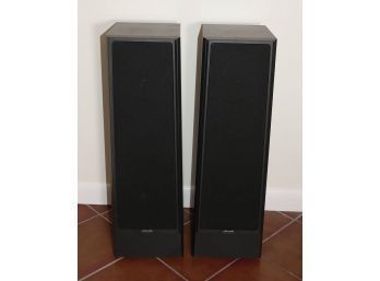 Pair Of Vintage Polk Audio LS50 Floor Standing Speakers