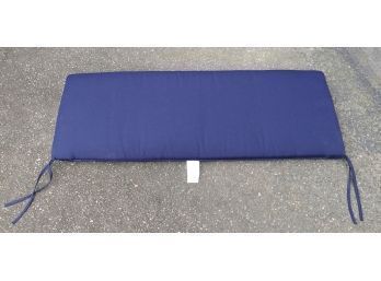 Outdoor Bench Cushion (48' X 18') - Sunbrella Fabric - Navy Blue - Never Used
