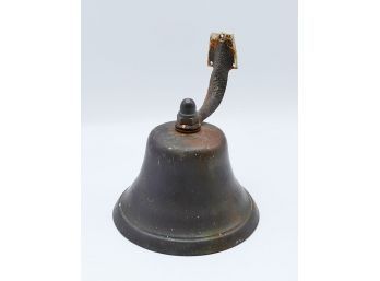 Vintage Wall Mounted Brass Dinner Bell