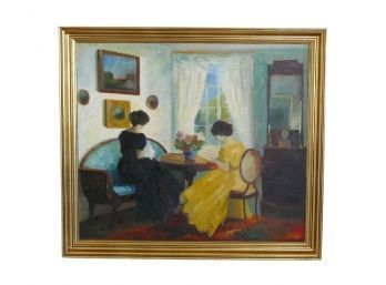 Edith Gert (Danish, 1906-1983) Oil On Canvas Painting