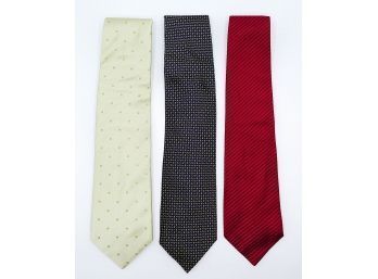 3 Different Paul Smith Men's Silk Ties - Cost $125/ea
