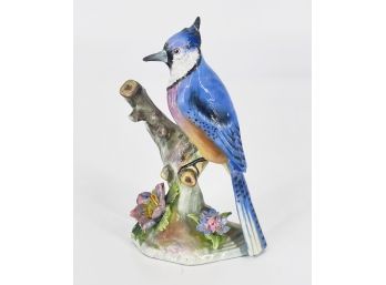 Vintage Royal Adderley England Bone China Figurine - Blue Jay