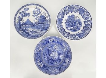 Set Of 12 Spode Blue Room Collection 10.25' Dinner Plates - Unused - Set #2