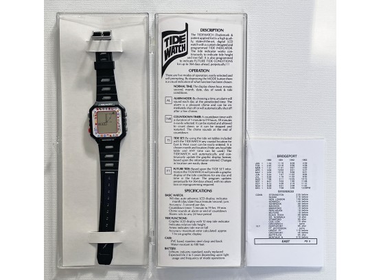 Tide Watch - Water Resistant 100 - Unused In Box