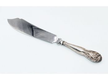 Large 11' Serving Knife With Sterling Silver Handle