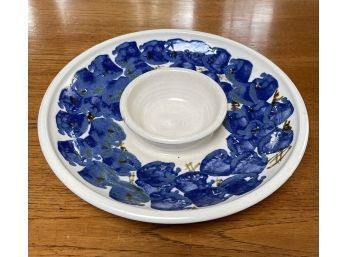 Chatham Pottery Cape Cod Chips & Dip Platter - Signed